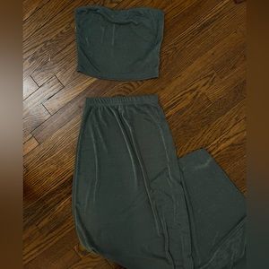 Two Piece Maxi Skirt Set PLT